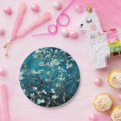 Van Gogh Almond Blossom : Donker Blauwgroen Papieren Bordje (Feest)