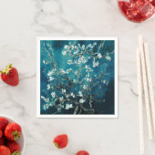 Van Gogh Almond Blossom : Donker Blauwgroen Servet (Insitu)