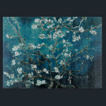 Van Gogh Almond Blossom : Donker Blauwgroen Snijplank<br><div class="desc">Artiest: Vincent Van Gogh Titel: Ammoniumbloesems Gewijzigd door 2zoete4wordsDesign/PureVintage Love</div>