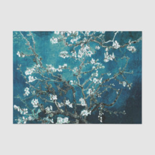 Van Gogh Almond Blossom : Donker Blauwgroen Tissuepapier