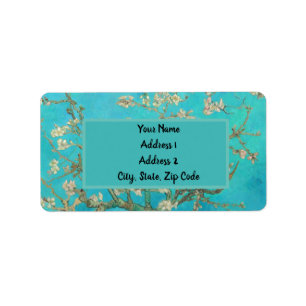 Van Gogh Almond Blossom Etiket
