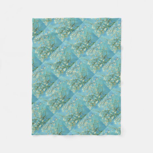 Van Gogh Almond Blossom Fleece Deken (Voorkant)