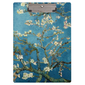 Van Gogh Almond Blossom  Floral Blue Klembord