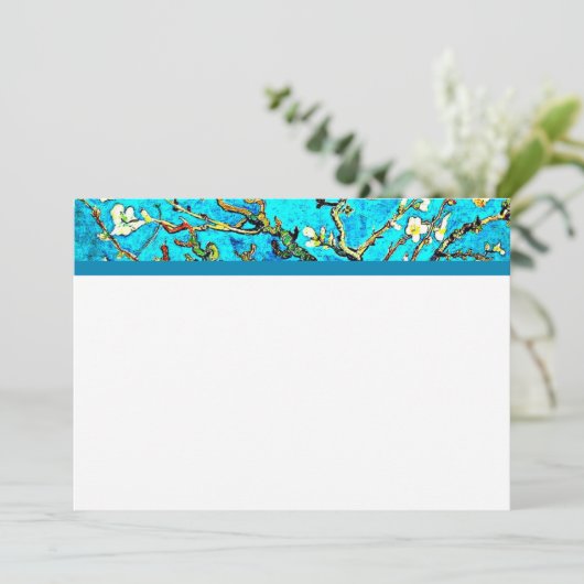 Van Gogh - Almond Blossom Kaart (Staand voorkant)