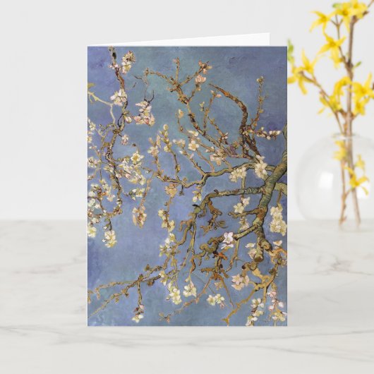 Van Gogh Almond Blossom Kaart (Gele Bloem)