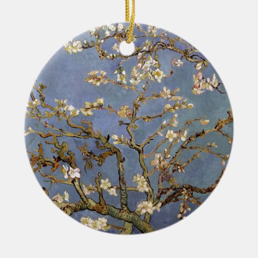 Van Gogh Almond Blossom Keramisch Ornament (Voorkant)