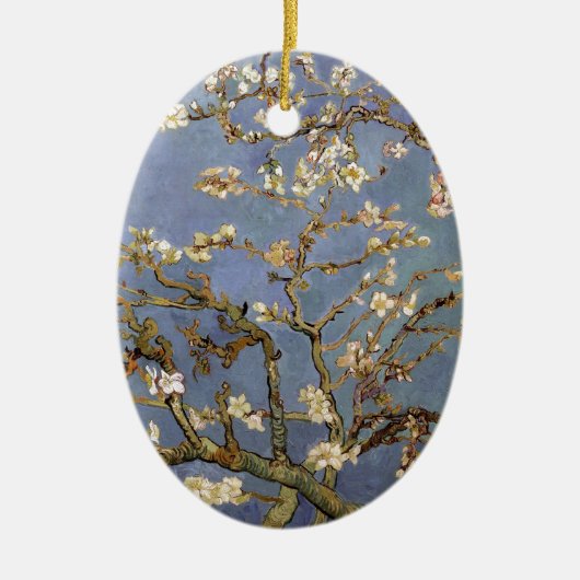 Van Gogh Almond Blossom Keramisch Ornament (Voorkant)