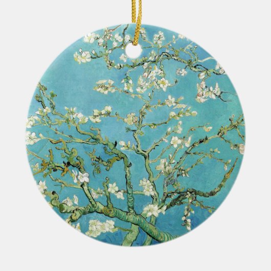 Van Gogh Almond Blossom Keramisch Ornament (Voorkant)