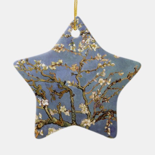 Van Gogh Almond Blossom Keramisch Ornament (Voorkant)