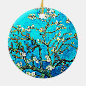 Van Gogh - Almond Blossom Keramisch Ornament (Achterkant)