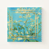 Van Gogh Almond Blossom met Gold Dust Notitieboek (Achterkant)