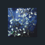 Van Gogh Almond Blossom Midnight Blue Canvas Afdruk<br><div class="desc">Amandelbloesems van Vincent Van Gogh kleurwijziging copyright 2sweet4wordsDesigns/ PureVintage Love Krijg de schoonheid van Van Goghs geliefde amandelbloesem in de kleuren die bij jouw huis passen. vincent van gogh,  van gogh,  amandelbloesems,  bloemig,  ,  mooi, </div>