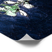 Van Gogh Almond Blossom Midnight Blue Poster (Hoek)