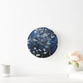 Van Gogh Almond Blossom Midnight Blue Ronde Klok (Huis)