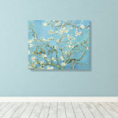 Van Gogh Almond Blossom Painting Canvas Afdruk (Insitu (Houten vloer))