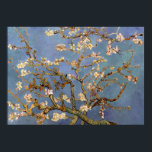 Van Gogh Almond Blossom Painting Poster<br><div class="desc">Post-Impressionist Landscape Painting by Vincent van Gogh - Classic Masterpoints - Vincent Van Gogh Natuur Painting Series - Almond Blossom in Blue Tones</div>