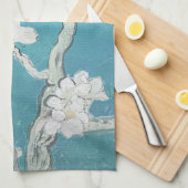 Van Gogh Almond Blossom Painting Theedoek (Quarter Fold)
