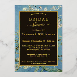 Van Gogh Almond Blossom Painting Vrijgezellenfeest Folie Uitnodiging