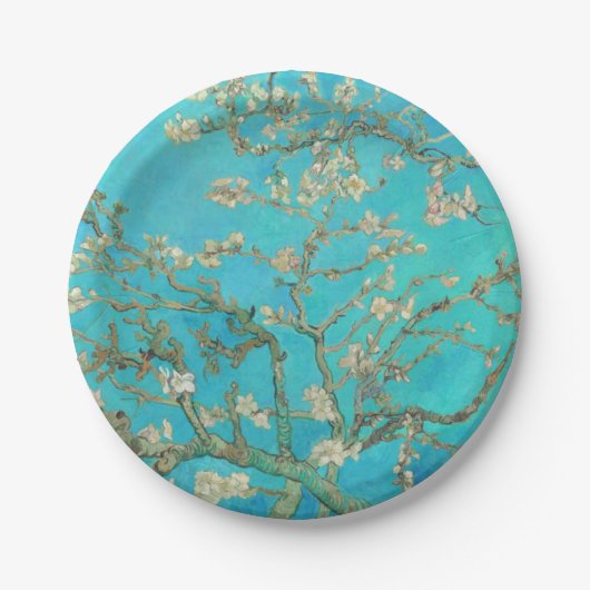 Van Gogh Almond Blossom Papieren Bordje (Voorkant)