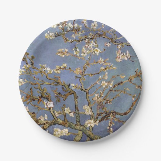Van Gogh Almond Blossom Papieren Bordje (Voorkant)