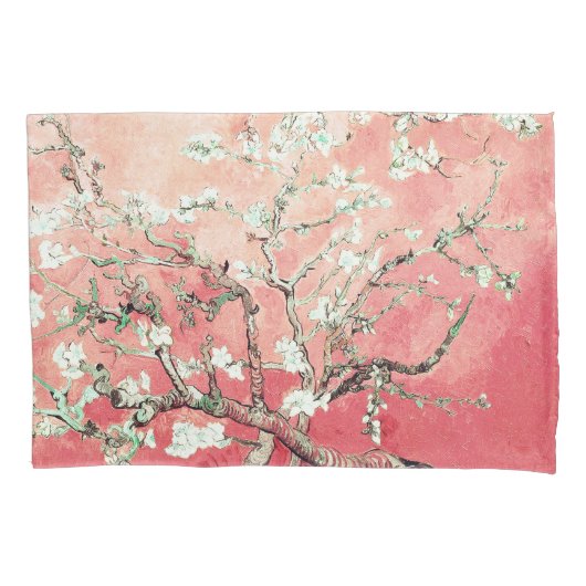 Van Gogh Almond Blossom Peach Kussensloop (Voorkant)