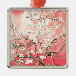 Van Gogh Almond Blossom Peach Metalen Ornament