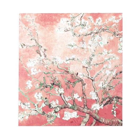 Van Gogh Almond Blossom Peach Notitieblok (Voorkant)