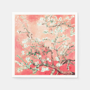 Van Gogh Almond Blossom Peach Servet