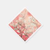 Van Gogh Almond Blossom Peach Servet (Hoek)