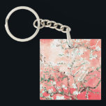 Van Gogh Almond Blossom Peach Sleutelhanger<br><div class="desc">Amandelbloesems van Vincent Van Gogh, kleurwijziging copyright 2sweet4wordsDesigns/ PureVintage Love. Peachy Pink Almond Blossoms Sleutelhanger: Draag de pracht van Vincent Van Gogh’s Amandelbloesems met je mee, waar je ook gaat met onze Peach Almond Blossoms Sleutelhanger. Het iconische kunstwerk schijnt tegen een achtergrond van zacht roze tinten, waardoor een boeiend accessoire...</div>