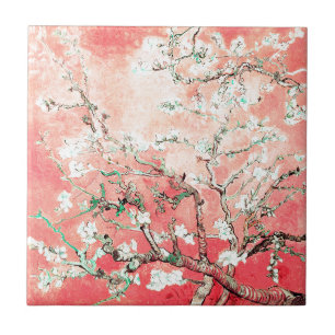 Van Gogh Almond Blossom Peach Tegeltje