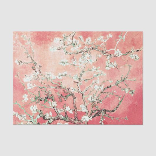 Van Gogh Almond Blossom Peach Tissuepapier (Voorkant)