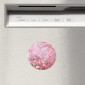 Van Gogh Almond Blossom Pink Blue Magneet (Insitu (Vaatwasser))