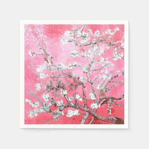 Van Gogh Almond Blossom Pink Blue Servet