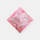 Van Gogh Almond Blossom Pink Blue Servet (Hoek)