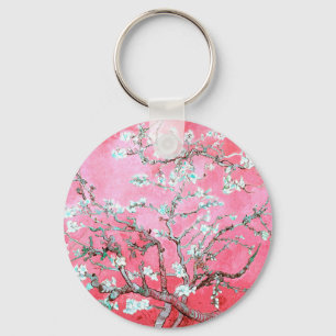 Van Gogh Almond Blossom Pink Blue Sleutelhanger