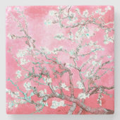 Van Gogh Almond Blossom Pink Blue Stenen Onderzetter (Voorkant)
