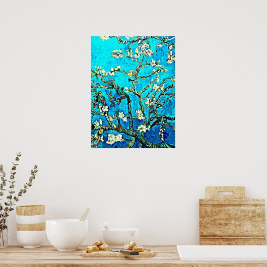 Van Gogh - Almond Blossom Poster (Keuken)