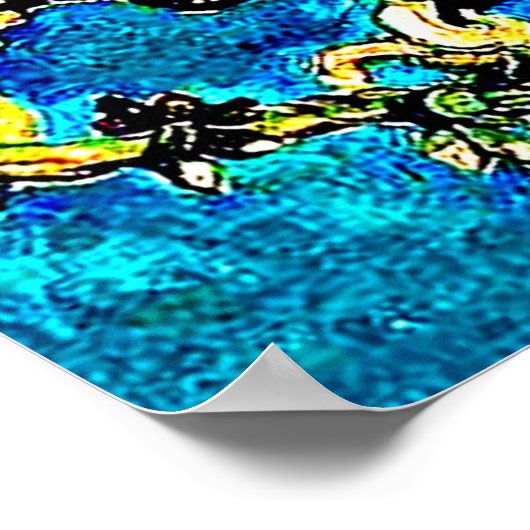 Van Gogh - Almond Blossom Poster (Hoek)