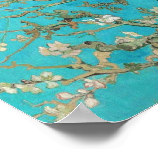 Van Gogh Almond Blossom Poster (Hoek)