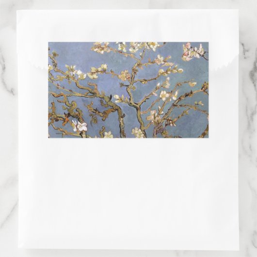 Van Gogh Almond Blossom Rechthoekige Sticker (Tas)