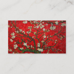 Van Gogh Almond Blossom Red Informatiekaartje
