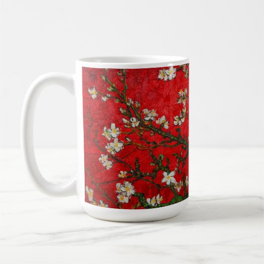 Van Gogh Almond Blossom Red Koffiemok (Links)