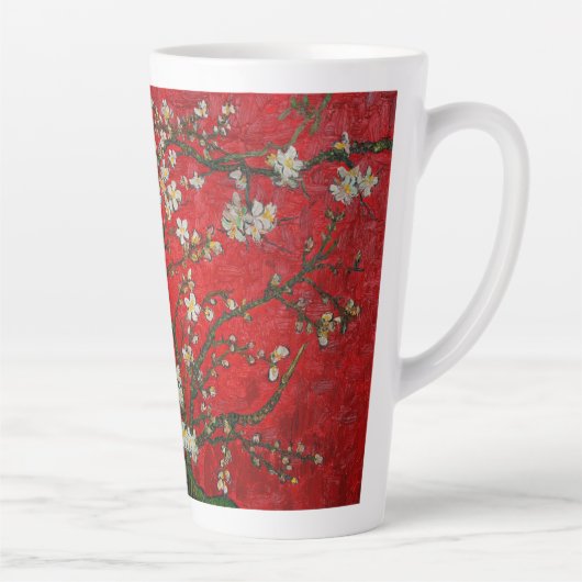 Van Gogh Almond Blossom Red Latte Mok (Rechts)