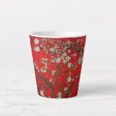 Van Gogh Almond Blossom Red Latte Mok (Voorkant)