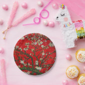 Van Gogh Almond Blossom Red Papieren Bordje (Feest)