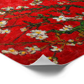 Van Gogh Almond Blossom Red Poster (Hoek)