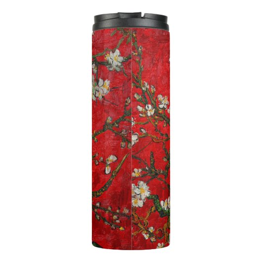 Van Gogh Almond Blossom Red Thermosbeker (Achterkant)