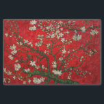 Van Gogh Almond Blossom Red Tissuepapier<br><div class="desc">Weefselpapier met het olieverf van Vincent van Gogh Almond Blossom (1890) in rood. Een amandelboom bloeit witte bloemen voor een rode hemel. Een groot geschenk voor fans van het impressionisme en Nederlandse kunst.</div>
