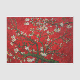 Van Gogh Almond Blossom Red Tissuepapier